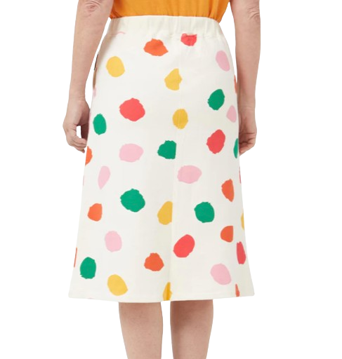 Falda mega lunares