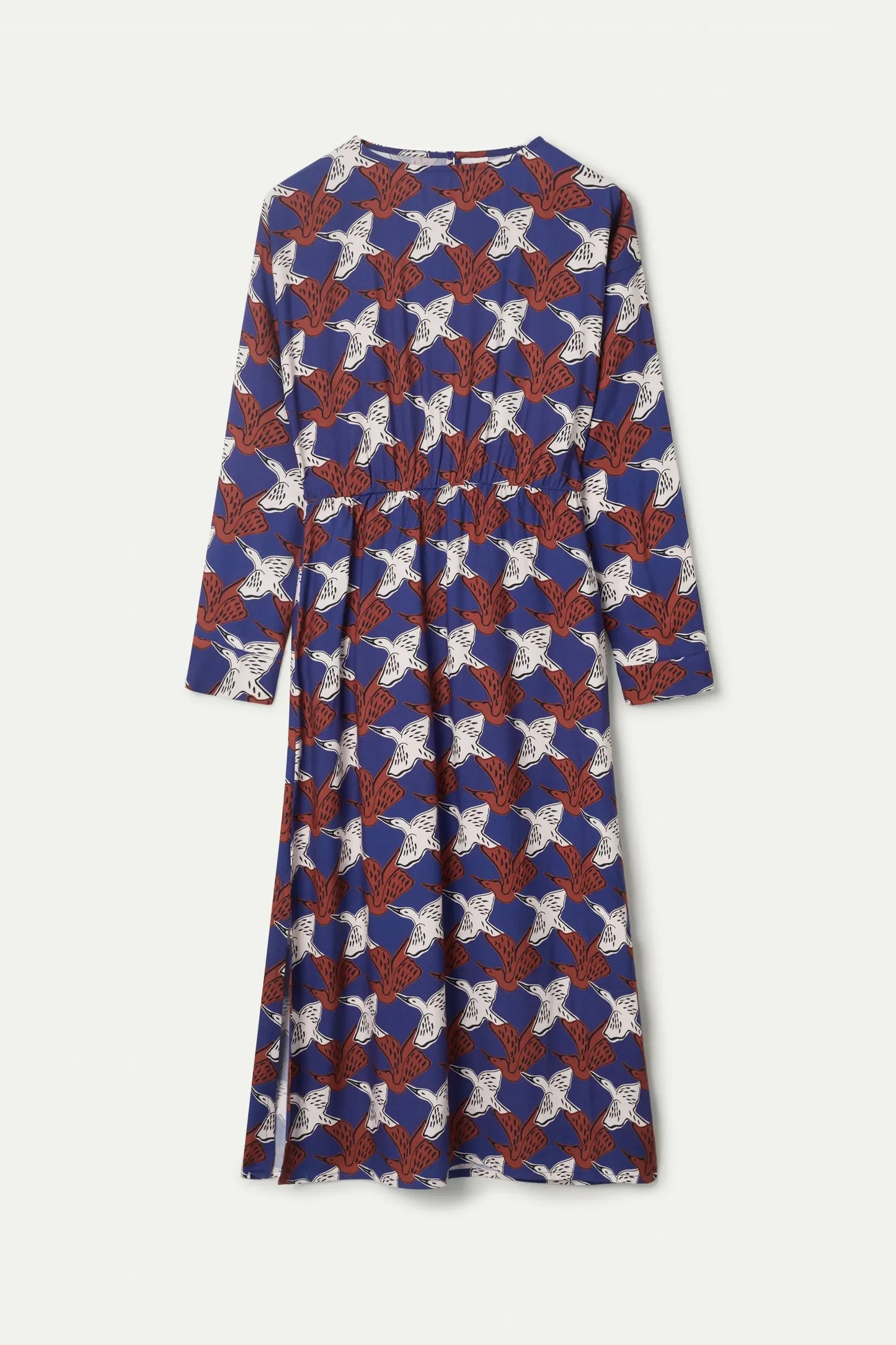 Vestido midi estampado de animales Garza