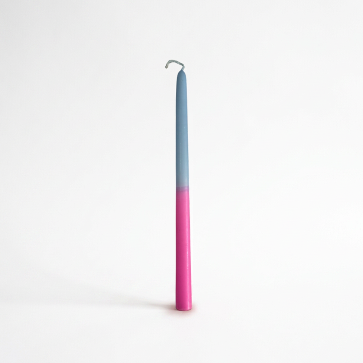 Vela candil azul + rosa fosfo