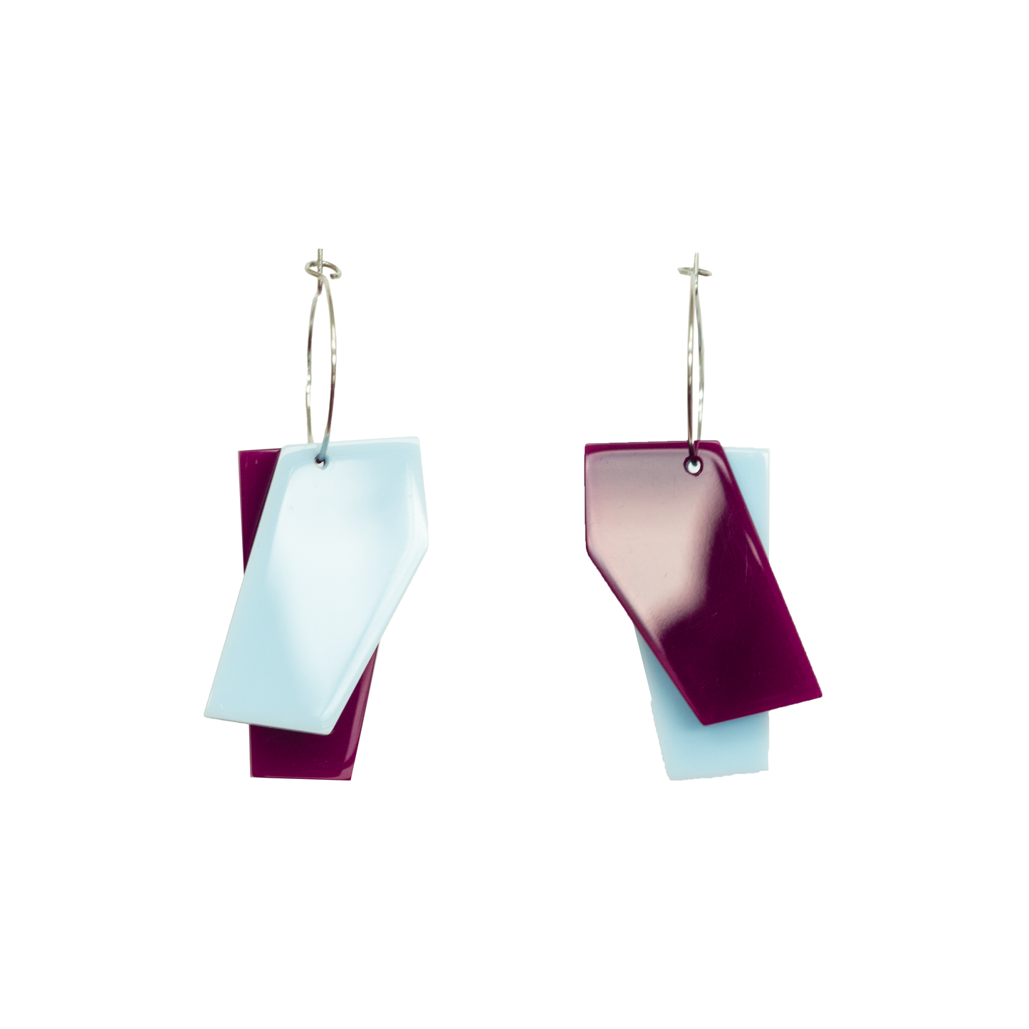 Pendientes Volando en una copa de vino- cut-outs