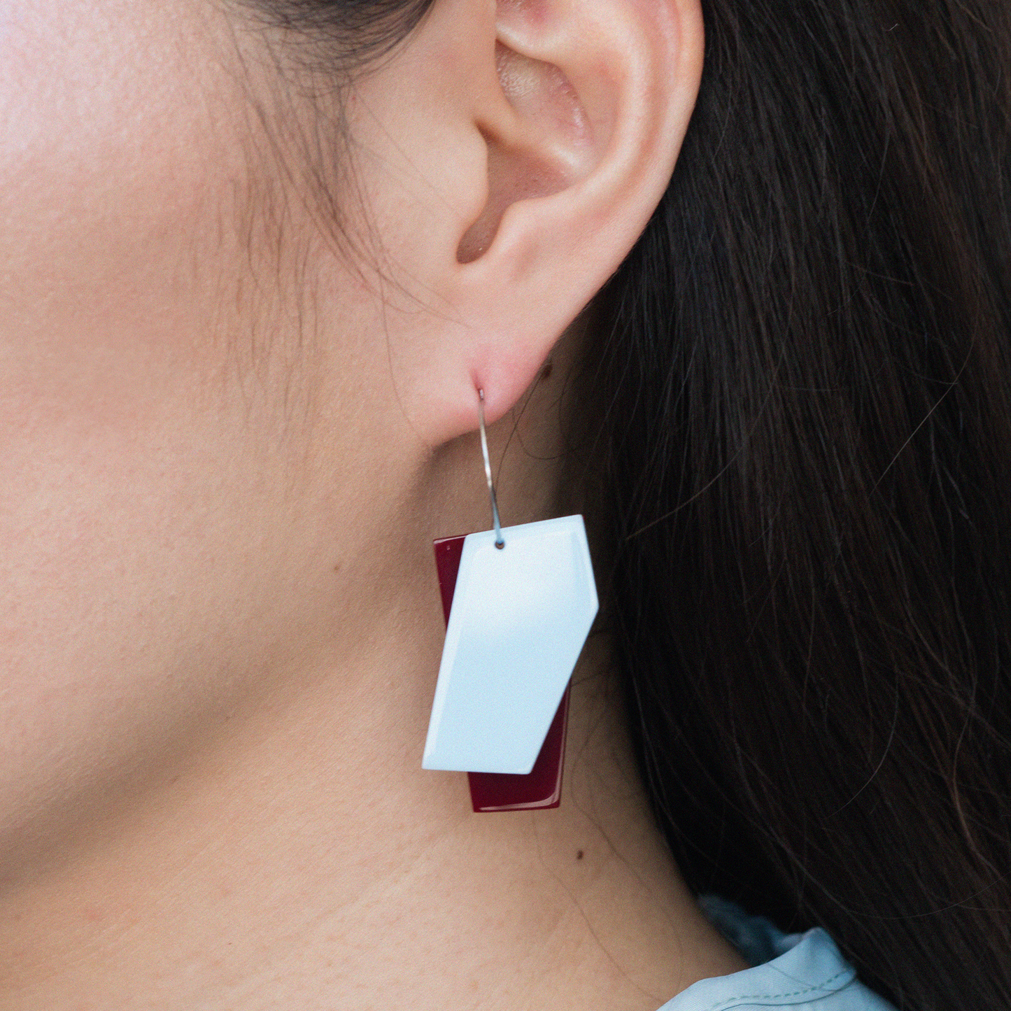 Pendientes Volando en una copa de vino- cut-outs