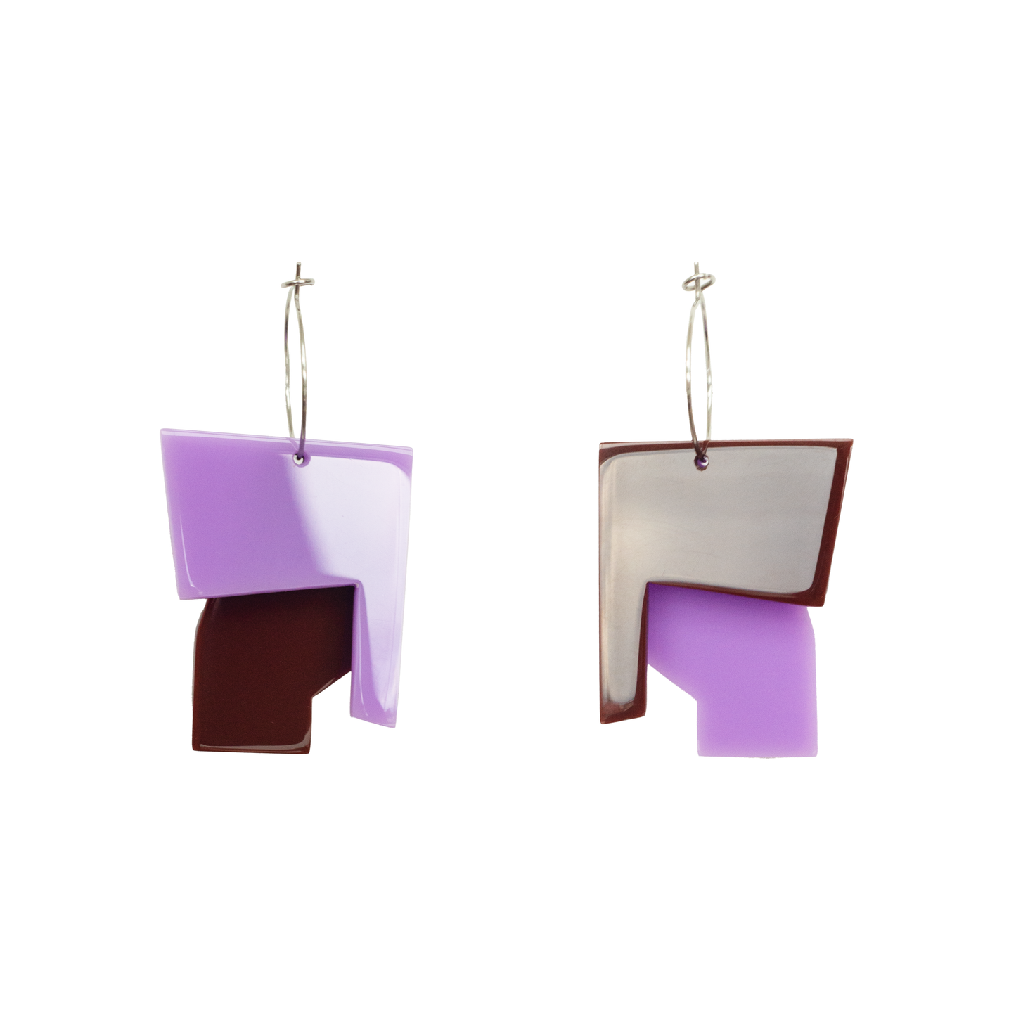 Pendientes Flor en el barro- cut-outs