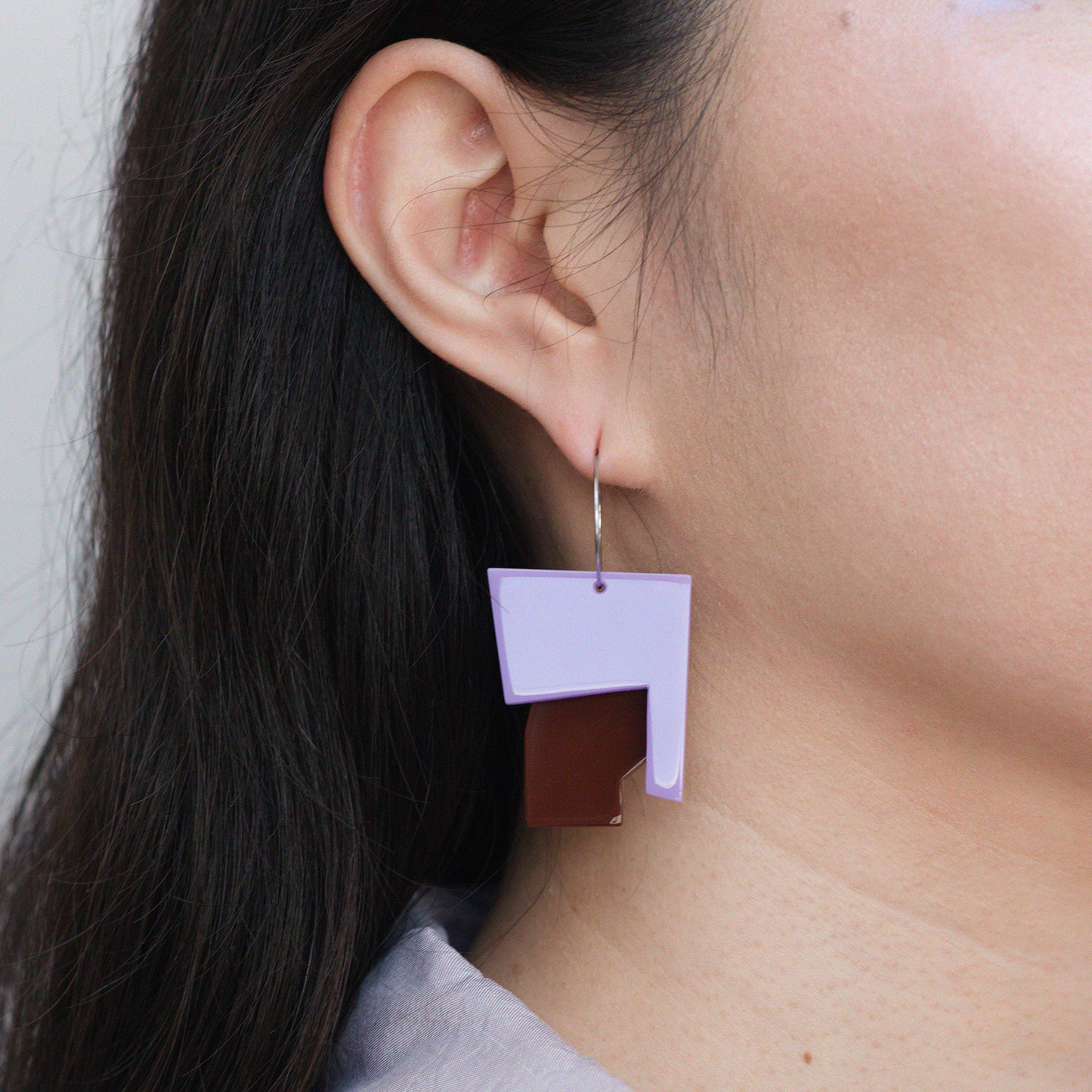 Pendientes Flor en el barro- cut-outs