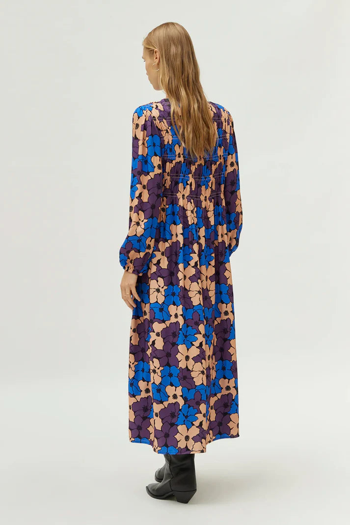 Vestido largo estampado floral Camille