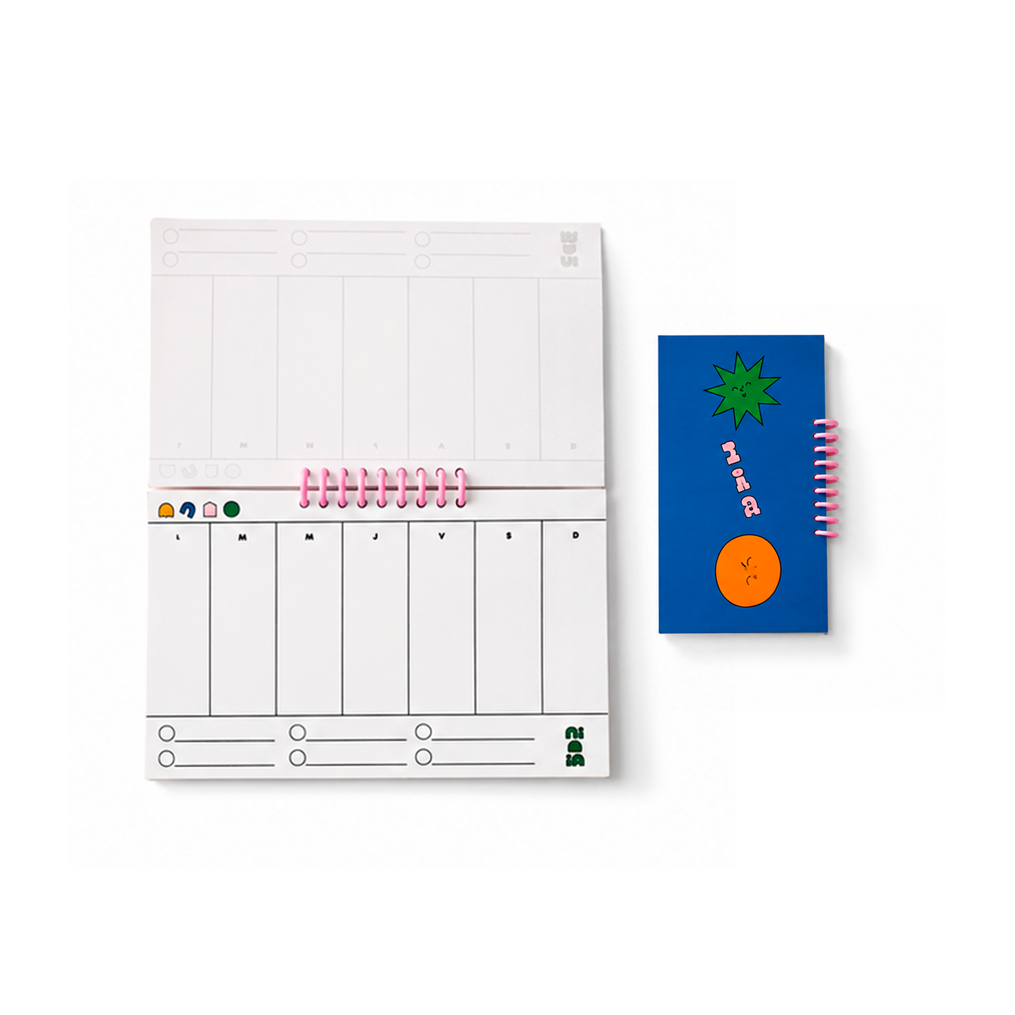 Planner semanal Nimia azul