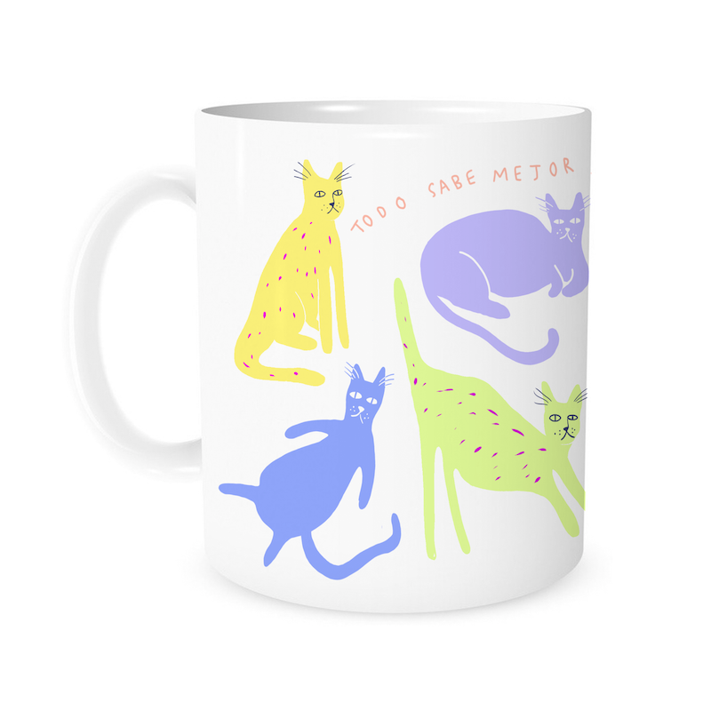 Taza gatos