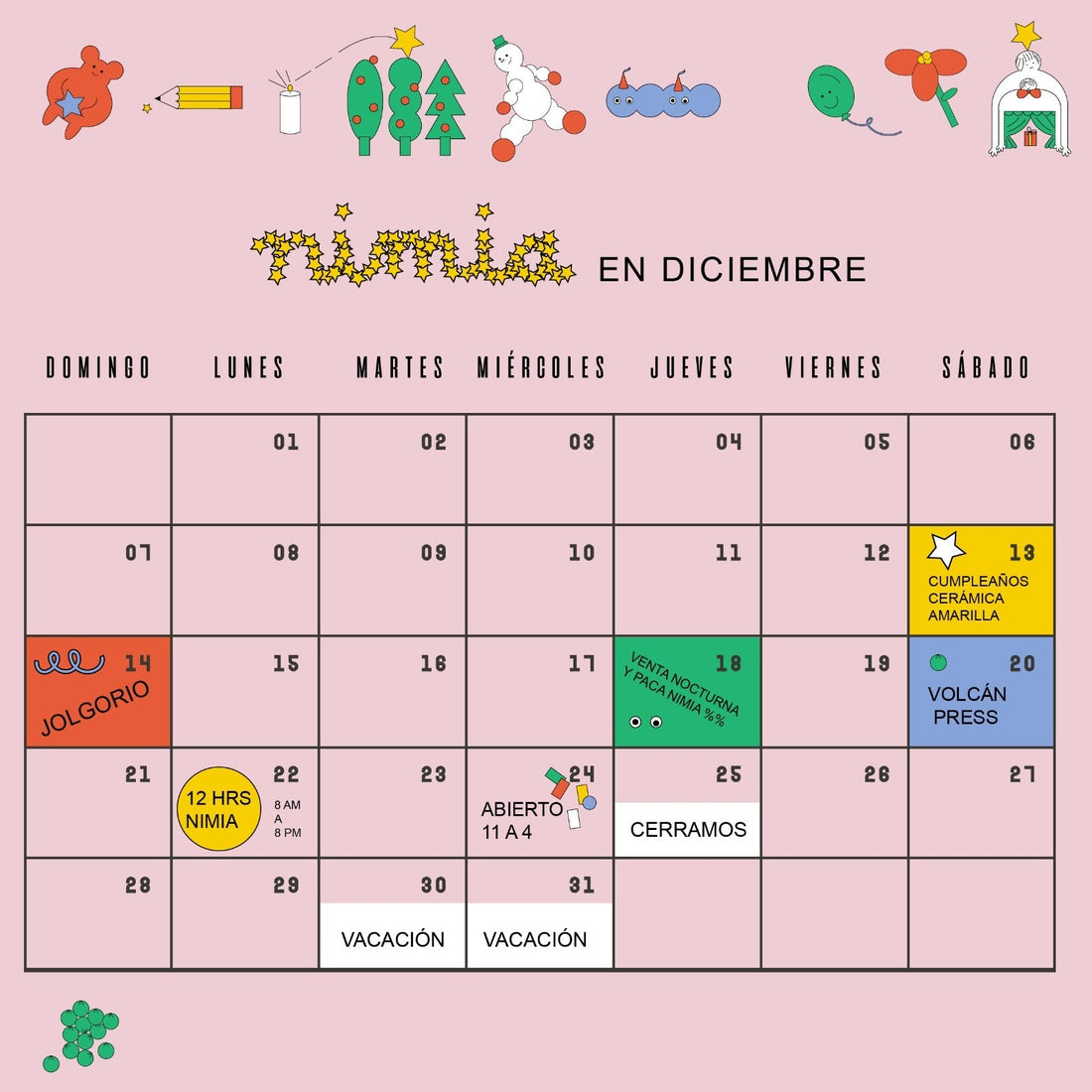 DICIEMBRE EN NIMIA