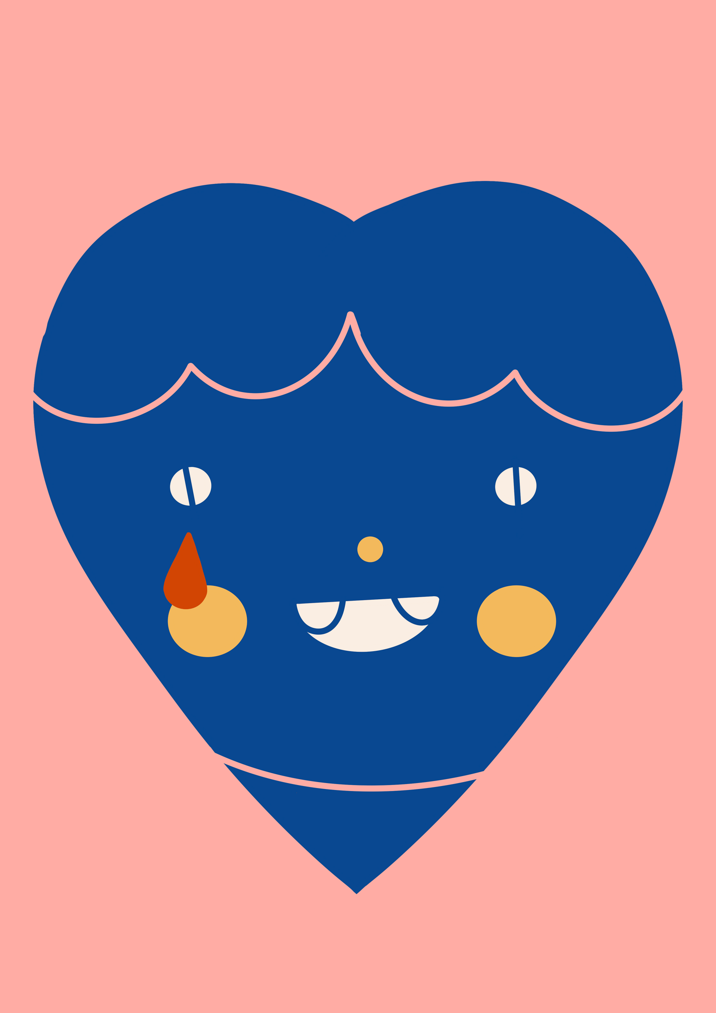 Enmarcado corazón X Dino Dino