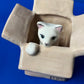 Maceta Caja con gatito X Maceteo