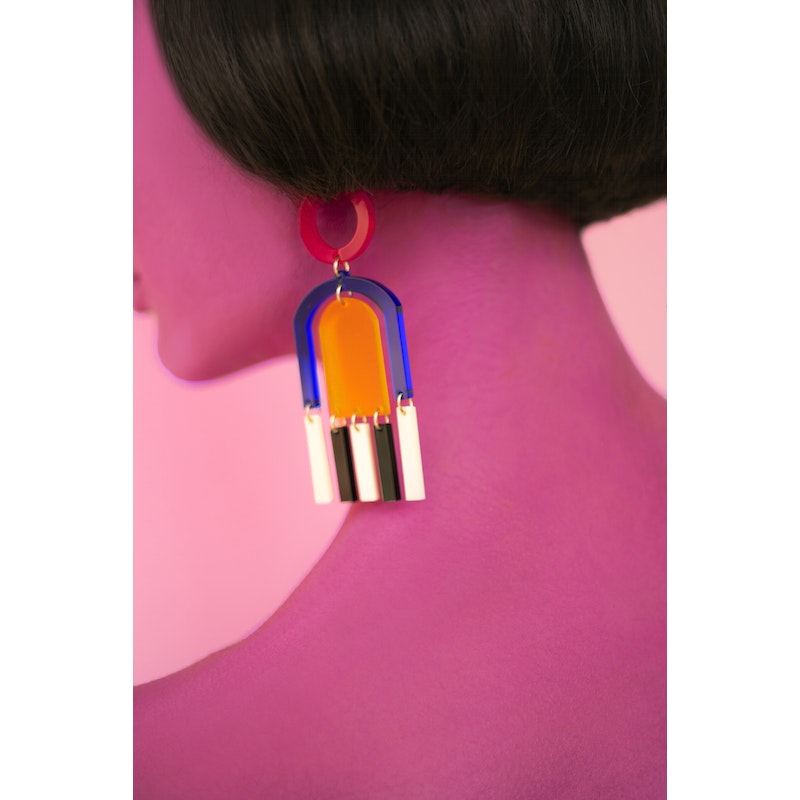 Faro Memphis - Maxi pendientes multicolor